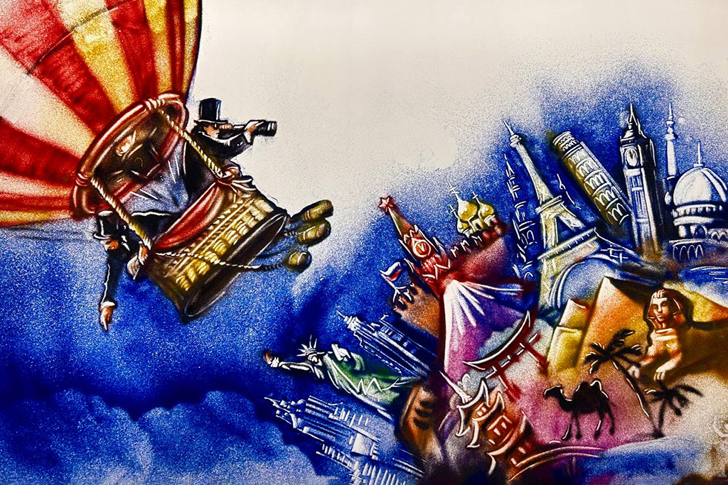 «Вокруг света» с оркестром, хором и песочной анимацией