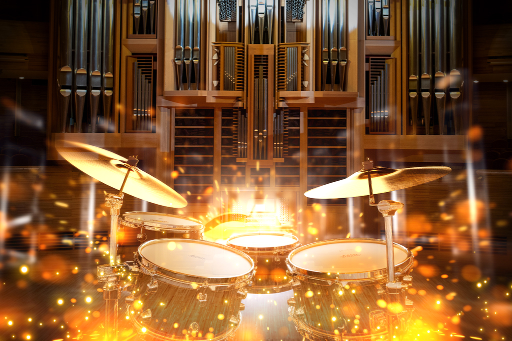 Орган и ударные: от классики до рока