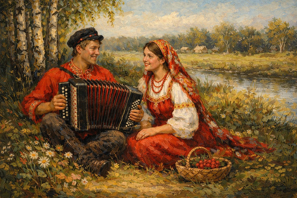 «Какая песня без баяна». Оркестр им. Н. Некрасова