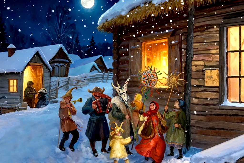 Святки на Руси: обряды, песни, хороводы, сказки