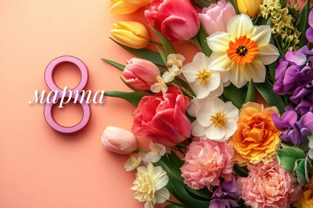 С Международным женским днём!